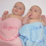 Personalised Embroidered Baby Blankets