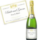 Bride and Groom Personalised Champagne