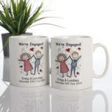 On Your Engagement Personalised Mug