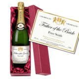 Father of the Bride Personalised Champagne