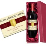Personalised Fathers Day Wine