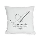 Personalised Initial Cushion