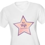Personalised Number 1 Wife T-Shirt