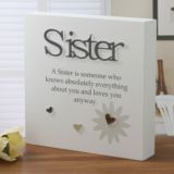 Sister Sentiment Block-Art