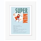 Personalised Super Mum Print
