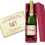 Personalised Valentine's Champagne