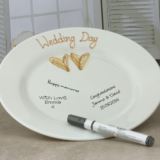 Wedding Plate Gold
