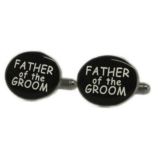 Wedding Party Cufflinks With Personalised Box