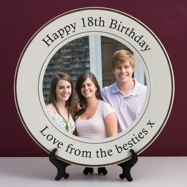 Personalised 18th Birthday Photo Plate