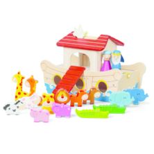 Wooden Noah's Ark Playset