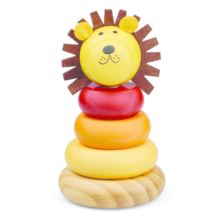 Wooden Lion Stacker