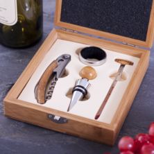 Personalised Wine Bar Set