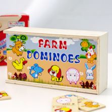 Farm Wooden Dominoes