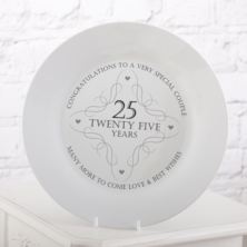 25th Anniversary Plate
