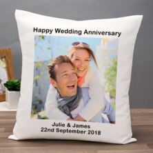 Personalised Photo Anniversary Cushion