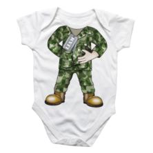 Personalised Army Baby Grow