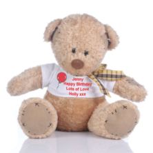 Birthday Message Patch Bear