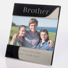 Engraved Brother Photo Frame