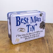 Best Man Keepsake Tin