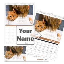 Personalised Cat Calendar