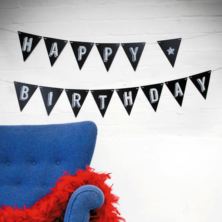 Chalkboard Bunting