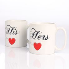Valentines Couple Personalised Mugs