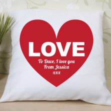 Personalised Love Cushion
