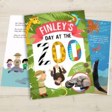 Personalised My Day at the Zoo Book