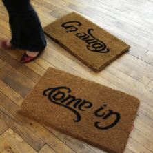 Come In & Go Away Doormat