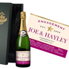 Personalised Engagement Champagne