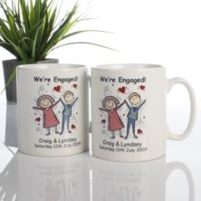 On Your Engagement Personalised Mug