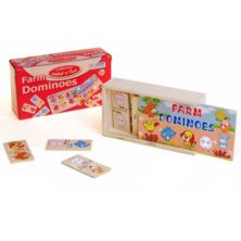 Farm Wooden Dominoes