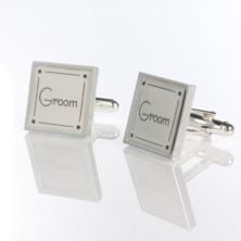 Personalised Groom Cufflinks
