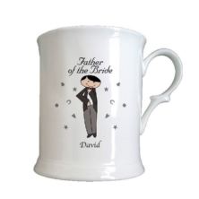 Male Wedding Character 1/2 Pint Tankards