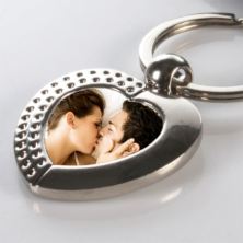 Personalised Heart Keyring