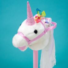 White Unicorn Hobby Horse