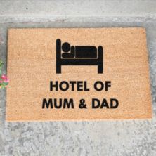 Hotel Mum and Dad Doormat