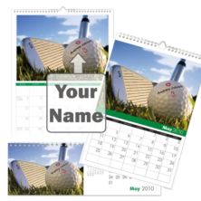 Personalised Golf Calendar