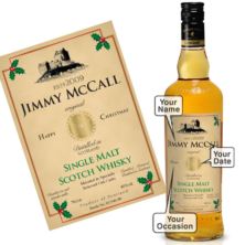 Personalised Christmas Malt Whisky