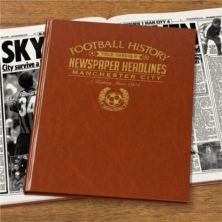 Personalised Manchester City Football Book