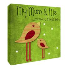 My Mummy and Me Personalised Canvas Print