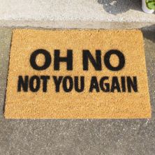 Not You Again Doormat