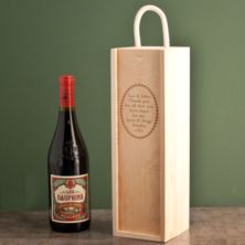 Personalised Wooden Wine Box