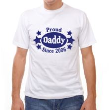 Proud Daddy Since... Personalised T-Shirt