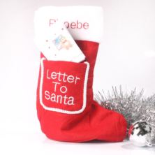 Santa Sack and Stocking Set