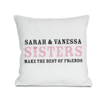 Personalised Sisters Cushion