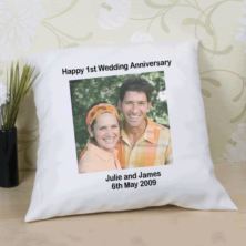 Personalised Photo Anniversary Cushion