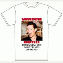 Watch Out Stag Round Neck T-Shirt