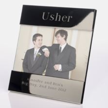 Engraved Usher Photo Frame