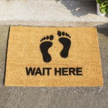 Wait Here Doormat